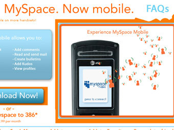   myspace.com/attmyspacemobile