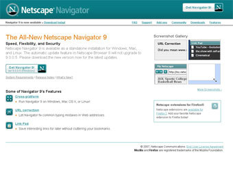   Netscape Navigator 9