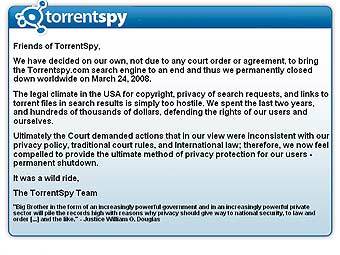  ,       TorrentSpy