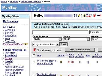   Ebay Selling Manager