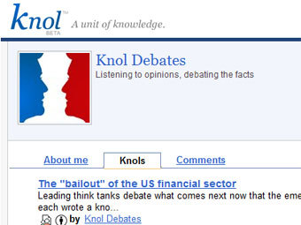  Knol Debates