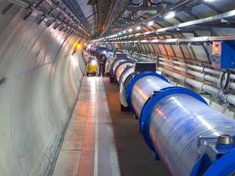 Туннель Большого адронного коллайдера. Фото с сайта CERN Туннель Большого адронного коллайдера. Фото с сайта CERN