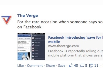     "Save".    theverge.com